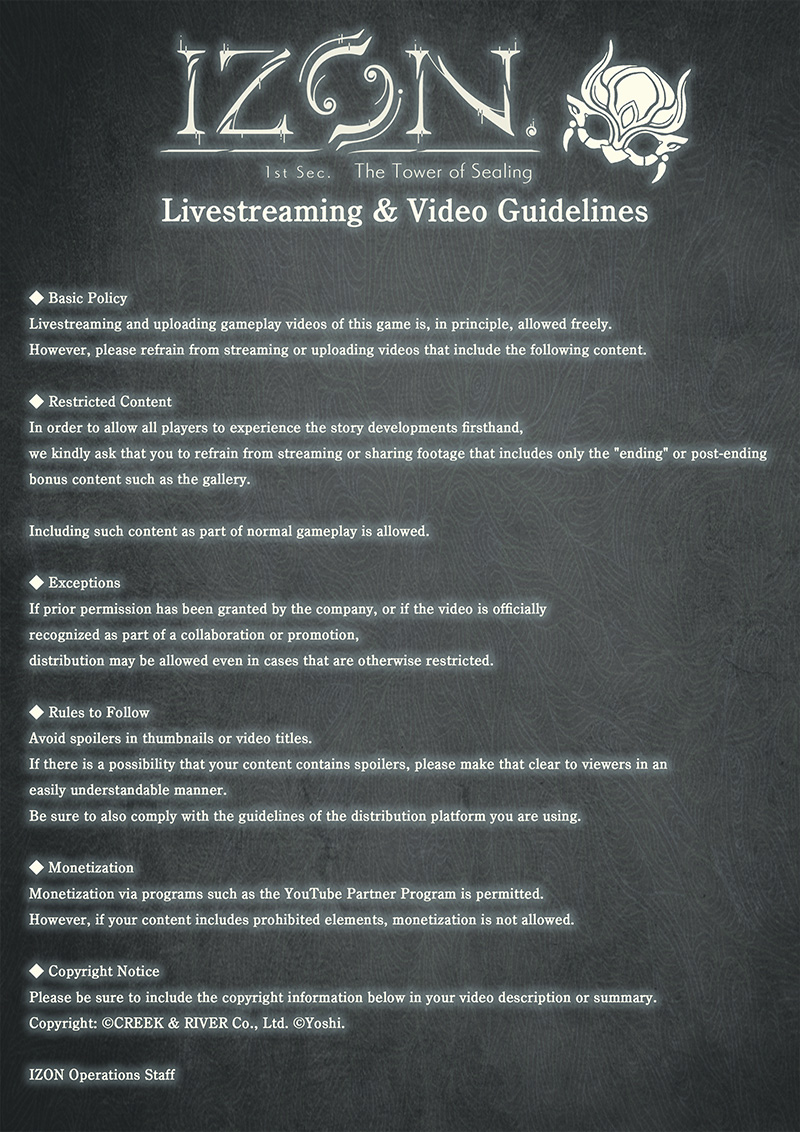 Livestreaming & Video Guidelines